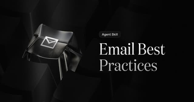 Email Best Practices Skill