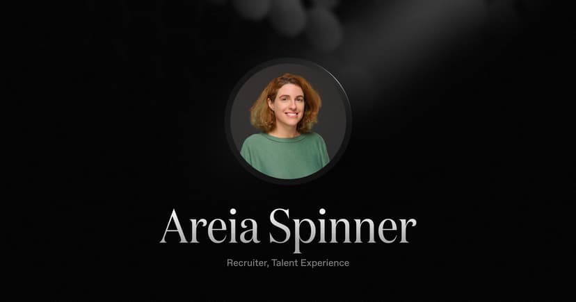 Welcoming Areia Spinner, our new Recruiter